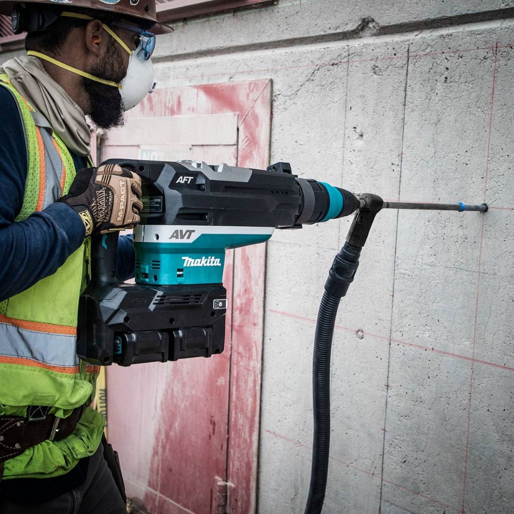 Makita GRH06PM 80V max (40V max X2) XGT Brushless 2" AVT Rotary Hammer Kit, accepts SDS-MAX bits, AFT, dual port charge, AWS Capable, case (4.0Ah) - 30