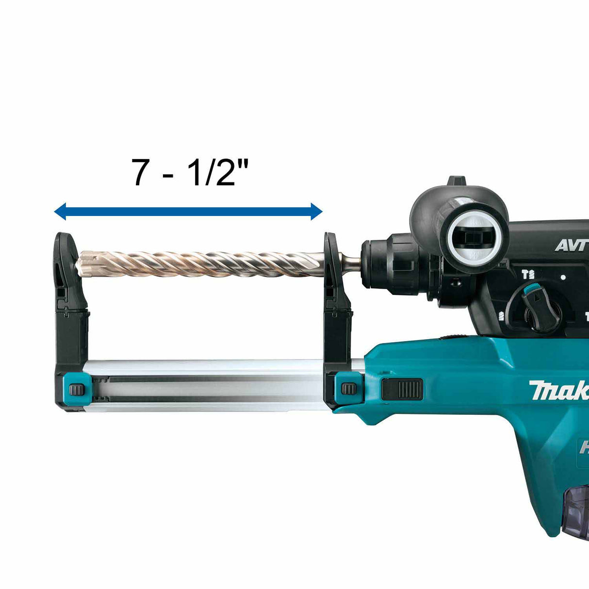 Makita GRH07M1W 40V max XGT Rotary Hammer (D-Handle) Kit w/ Dust Extractor - 4