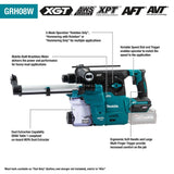 Makita GRH08M1W 40V max XGT Brushless Cordless 1-3/16" AVT Rotary Hammer Kit w/Dust Extractor, accepts SDS-PLUS bits, AFT, AWS Capable (4.0Ah) - 2