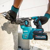 Makita GRH08M1 40V max XGT Brushless Cordless 1-3/16" AVT Rotary Hammer Kit, accepts SDS-PLUS bits, AFT, AWS Capable, bag, with one battery (4.0Ah) - 11