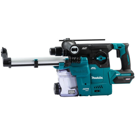 Makita GRH08ZW 40V max XGT Brushless Cordless 1-3/16" AVT Rotary Hammer w/ Dust Extractor, accepts SDS-PLUS bits, AFT, AWS Capable, Tool Only