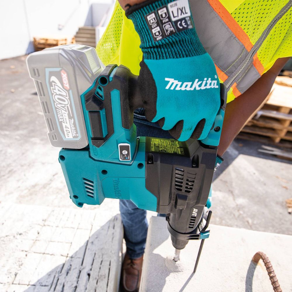 Makita GRH08Z 40V max XGT Brushless Cordless 1-3/16" AVT Rotary Hammer, accepts SDS-PLUS bits, AFT, AWS Capable, Tool Only - 9