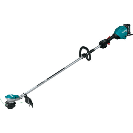 Makita GRU01T 40V Max XGT Brushless Cordless 15 in String Trimmer Kit (2 5.0Ah Batteries, Charger)
