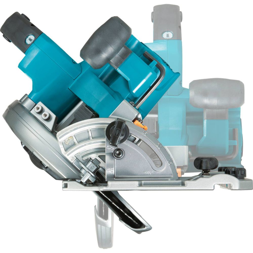 Makita GSH02M1 40V max XGT Brushless Cordless 7-1/4" Circular Saw Kit, guide rail compatible base, AWS Capable, bag, with one battery (4.0Ah) - 7