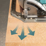 Makita GSH02M1 40V max XGT Brushless Cordless 7-1/4" Circular Saw Kit, guide rail compatible base, AWS Capable, bag, with one battery (4.0Ah) - 11