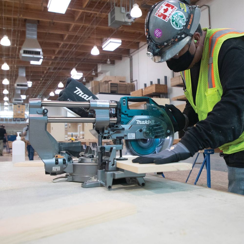 Makita GSL02M1 40V max XGT Brushless Cordless 8-1/2" Dual-Bevel Sliding Compound Miter Saw Kit, AWS Capable, with one battery (4.0Ah) - 15