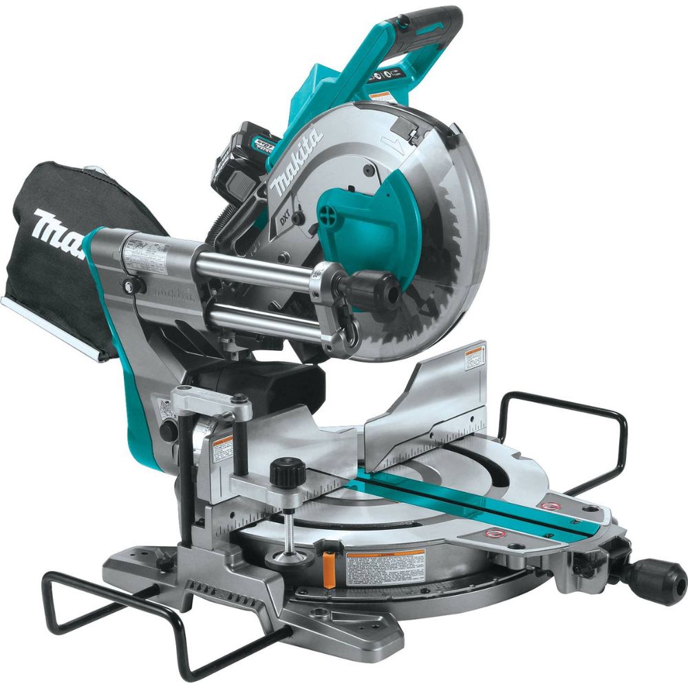 Makita GSL03M1 40V max XGT Brushless Cordless 10" Dual-Bevel Sliding Compound Miter Saw Kit, AWS Capable, with one battery (4.0Ah) - 3