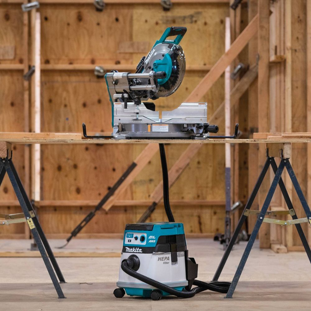 Makita GSL03M1 40V max XGT Brushless Cordless 10" Dual-Bevel Sliding Compound Miter Saw Kit, AWS Capable, with one battery (4.0Ah) - 4