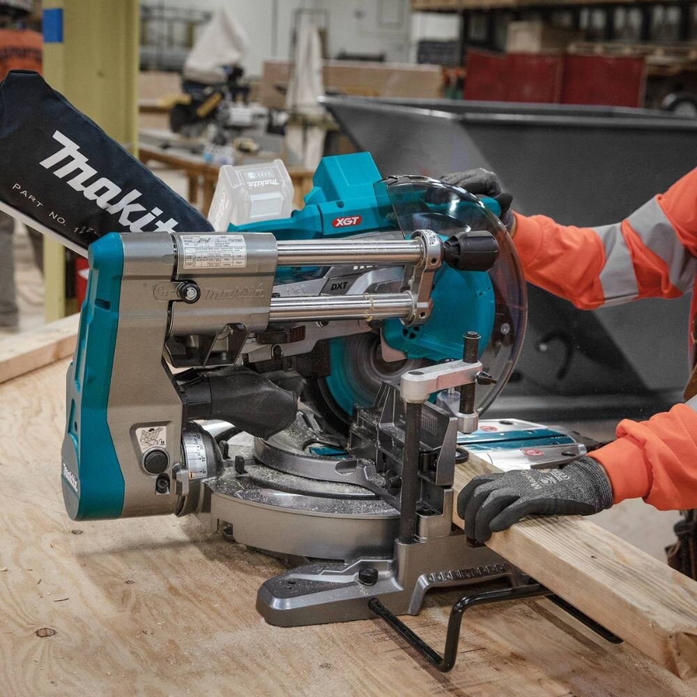 Makita GSL03Z 40V max XGT Brushless Cordless 10" Dual-Bevel Sliding Compound Miter Saw, AWS Capable (Tool Only) - 10