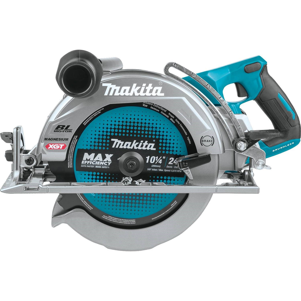 Makita GSR02Z 40V max XGT® Rear Handle 10-1/4" Circular Saw - 2