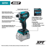 Makita GT500M 40V max XGT Brushless Cordless 5-Pc. Combo Kit (4.0Ah) - 3