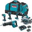Makita GT501M 40V max XGT Brushless Cordless 5-Pc. Combo Kit (4.0Ah)