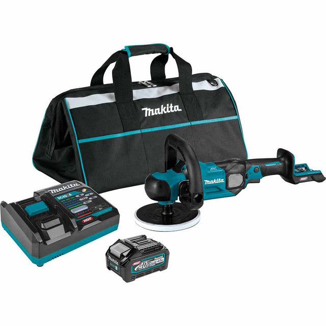 Makita GVP01M1 40V max XGT Brushless Cordless 7" Polisher Kit, (4.0Ah)