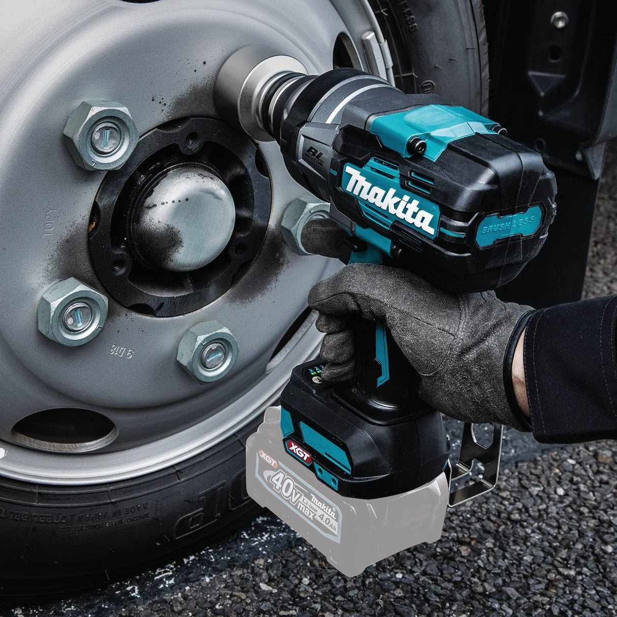 Makita GWT01Z 40V max XGT® Impact Wrench w/ Friction Ring Anvil, Tool Only - 6