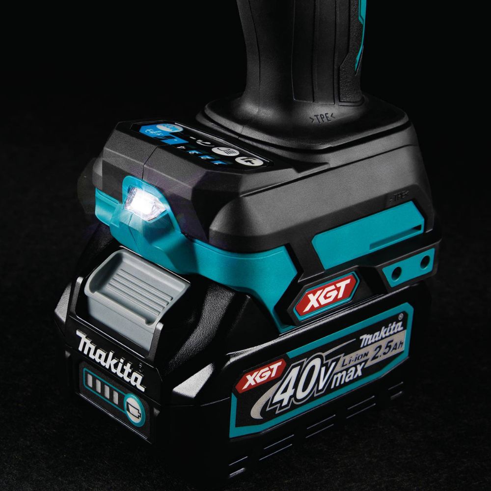 Makita GWT02Z 40V max XGT Brushless Cordless 4-Speed High-Torque 1/2" Sq. Drive Impact Wrench w/ Friction Ring Anvil, Tool Only - 11