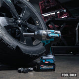 Makita GWT02Z 40V max XGT Brushless Cordless 4-Speed High-Torque 1/2" Sq. Drive Impact Wrench w/ Friction Ring Anvil, Tool Only - 12