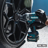 Makita GWT02Z 40V max XGT Brushless Cordless 4-Speed High-Torque 1/2" Sq. Drive Impact Wrench w/ Friction Ring Anvil, Tool Only - 14