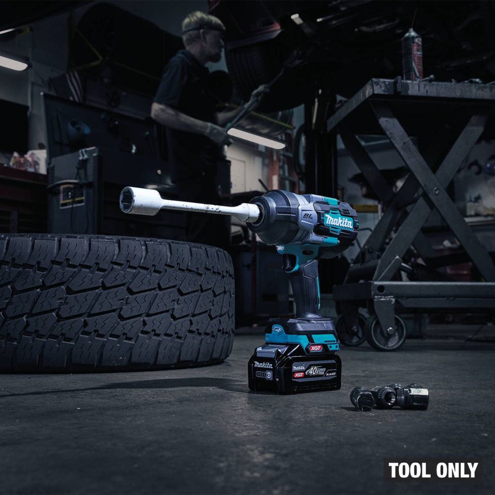 Makita GWT03Z 40V max XGT Brushless Cordless 4-Speed High-Torque 1/2" Sq. Drive Impact Wrench w/ Detent Anvil, Tool Only - 12