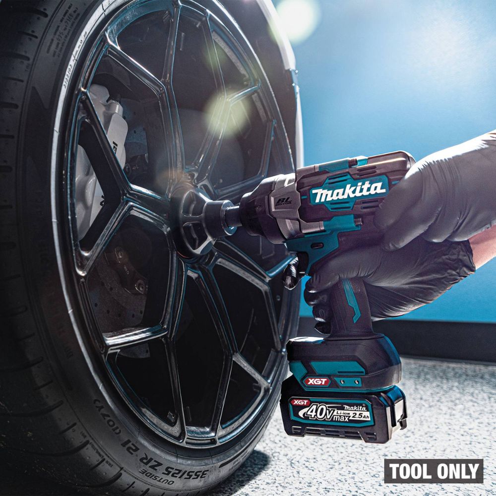 Makita GWT03Z 40V max XGT Brushless Cordless 4-Speed High-Torque 1/2" Sq. Drive Impact Wrench w/ Detent Anvil, Tool Only - 15