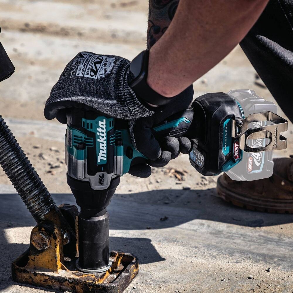 Makita GWT07Z 40V max XGT Brushless Cordless 4-Speed Mid-Torque 1/2" Sq. Drive Impact Wrench w/ Friction Ring Anvil (Tool Only) - 9