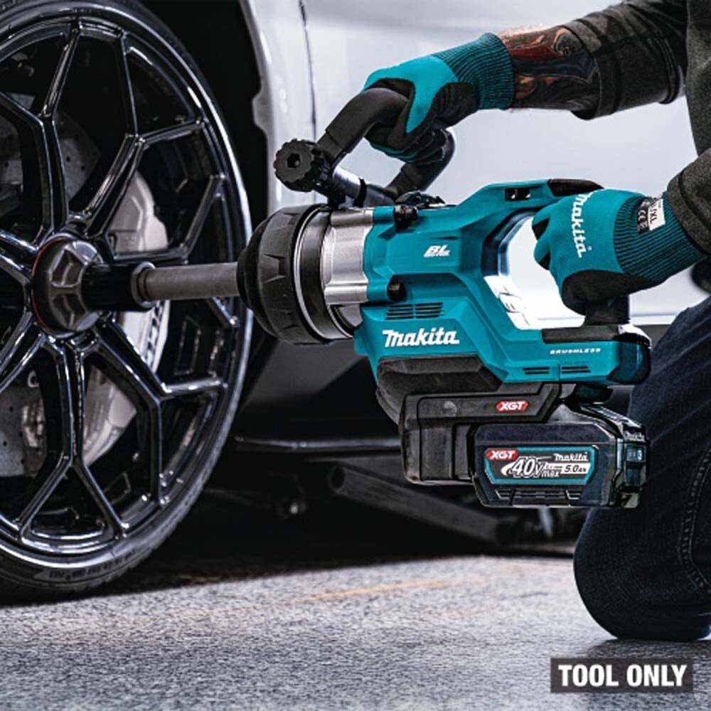 Makita GWT10Z 40V max XGT Brushless 4-Sp 1" Sq. Drive Anvil Impact Wrench w/ Friction Ring,Tool Only - 10