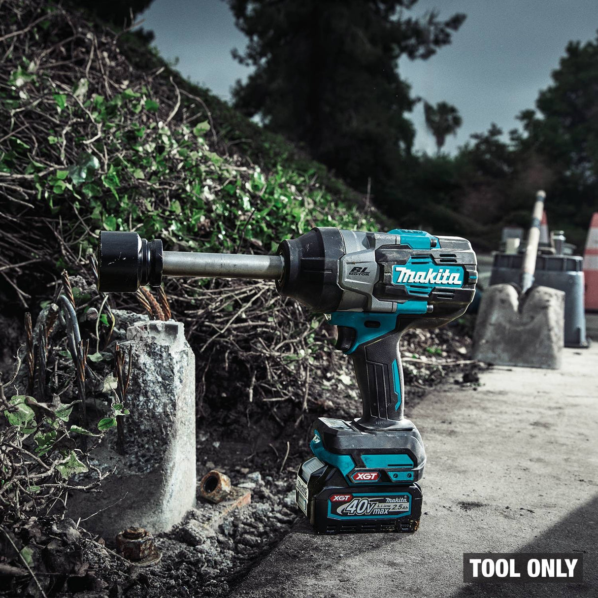 Makita GWT11Z 40V Max XGT Brushless Cordless  3/4" Sq. Drive Extended Anvil Impact Wrench Tool Only - 15