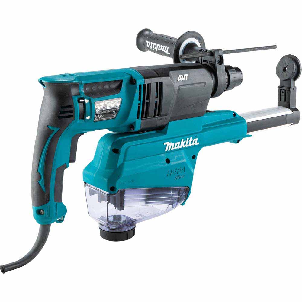 Makita HR2653 1" SDS-PLUS AVT Rotary Hammer, HEPA Dust Extractor (Pistol Grip) - 3