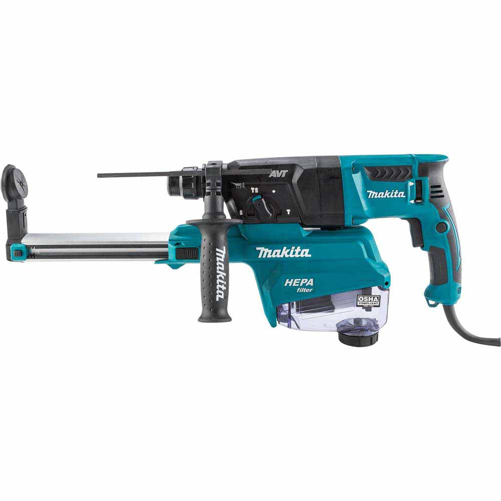 Makita HR2653 1" SDS-PLUS AVT Rotary Hammer, HEPA Dust Extractor (Pistol Grip) - 4