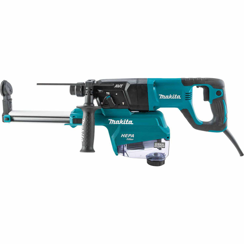 Makita HR2663 1" SDS-PLUS AVT Rotary Hammer, w/ HEPA Dust Extractor (D-handle) - 5