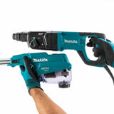 Makita HR2663 1" SDS-PLUS AVT Rotary Hammer, w/ HEPA Dust Extractor (D-handle) - 9