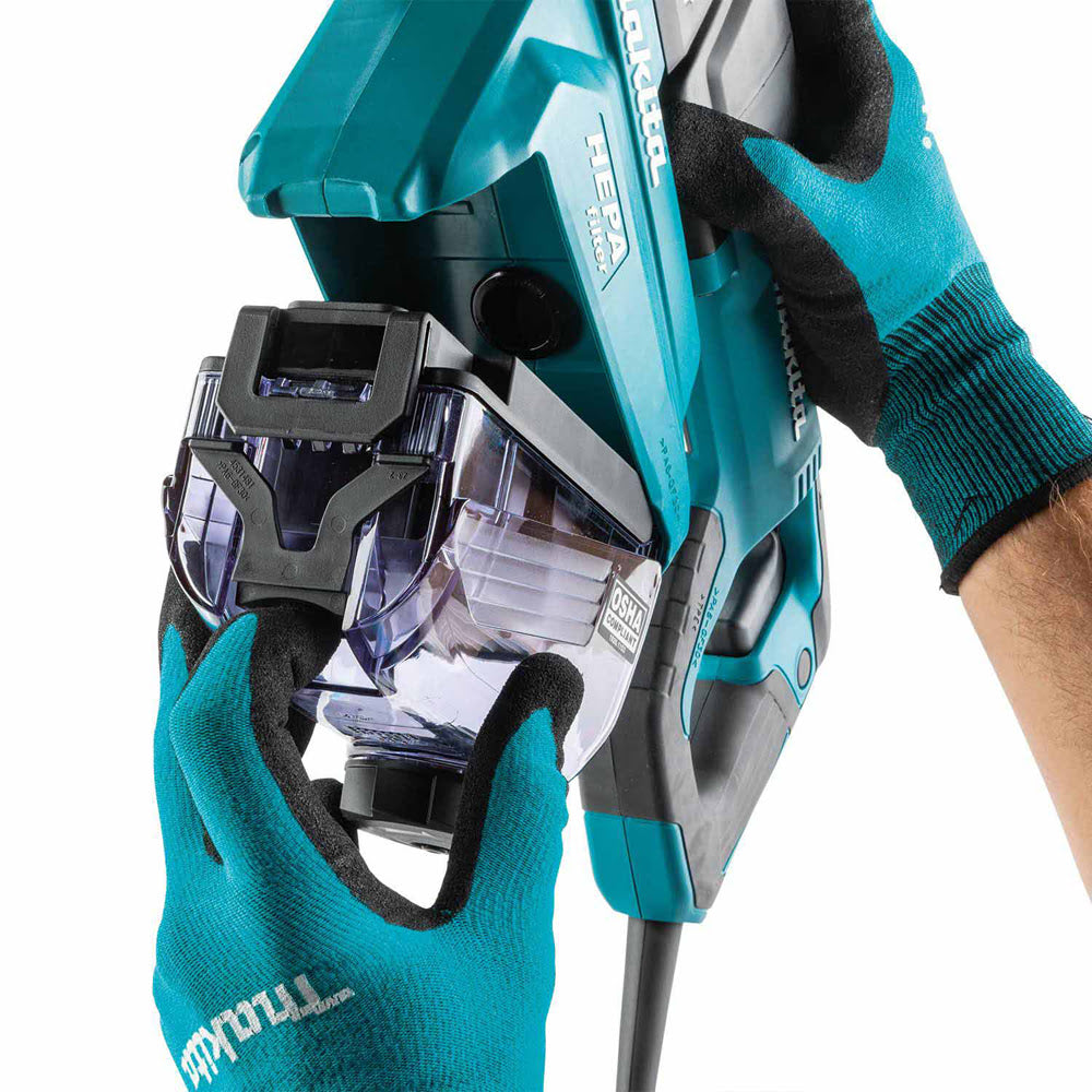 Makita HR2663 1" SDS-PLUS AVT Rotary Hammer, w/ HEPA Dust Extractor (D-handle) - 12