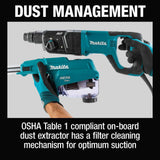 Makita HR2663 1" SDS-PLUS AVT Rotary Hammer, w/ HEPA Dust Extractor (D-handle) - 15