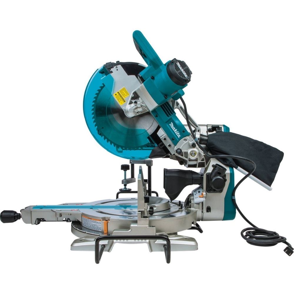 Makita LS1219LX 12" Dual-Bevel Sliding Compound Miter Saw, laser, stand - 7