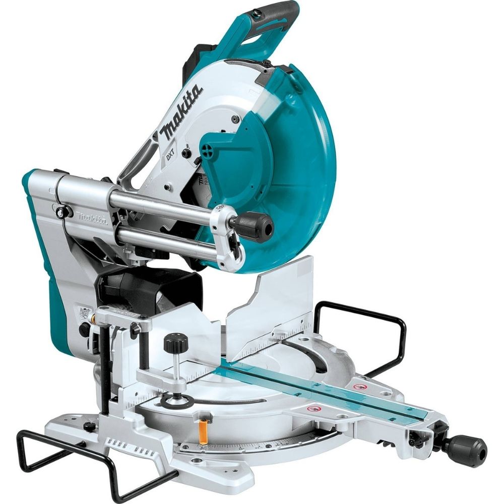 Makita LS1219LX 12" Dual-Bevel Sliding Compound Miter Saw, laser, stand - 9