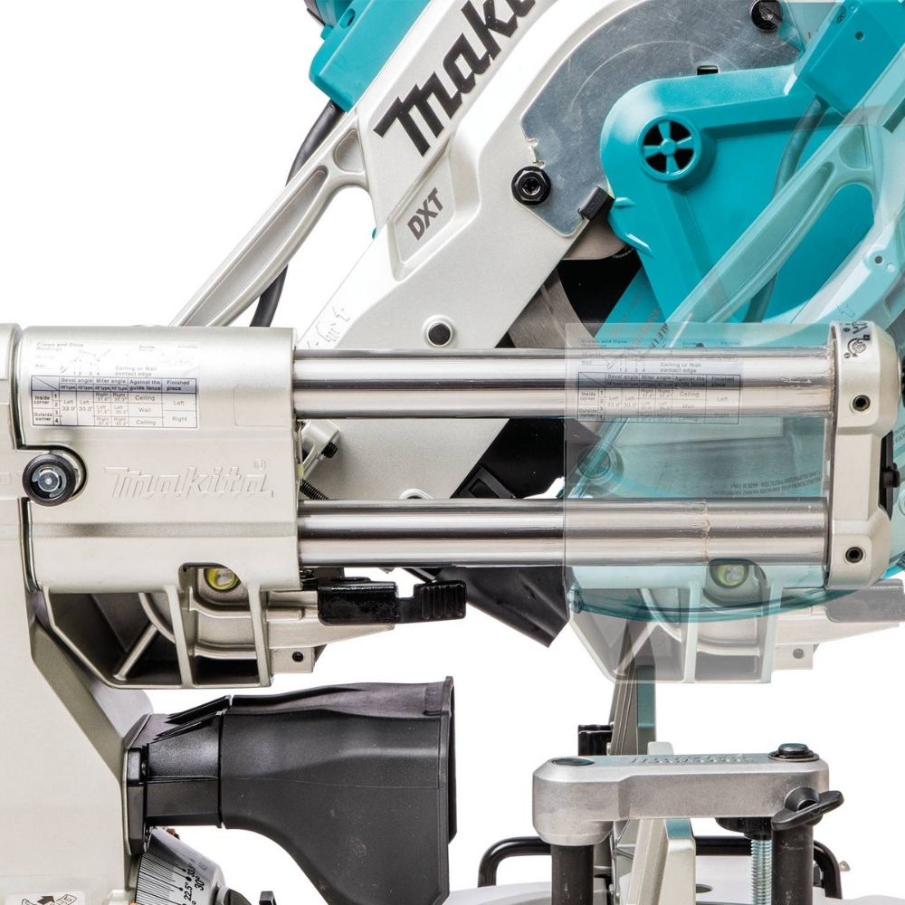 Makita LS1219LX 12" Dual-Bevel Sliding Compound Miter Saw, laser, stand - 31