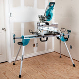 Makita LS1219LX 12" Dual-Bevel Sliding Compound Miter Saw, laser, stand - 44