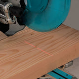 Makita LS1219LX 12" Dual-Bevel Sliding Compound Miter Saw, laser, stand - 46