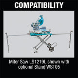 Makita LS1219L 12" Dual-Bevel Sliding Compound Miter Saw, laser - 12