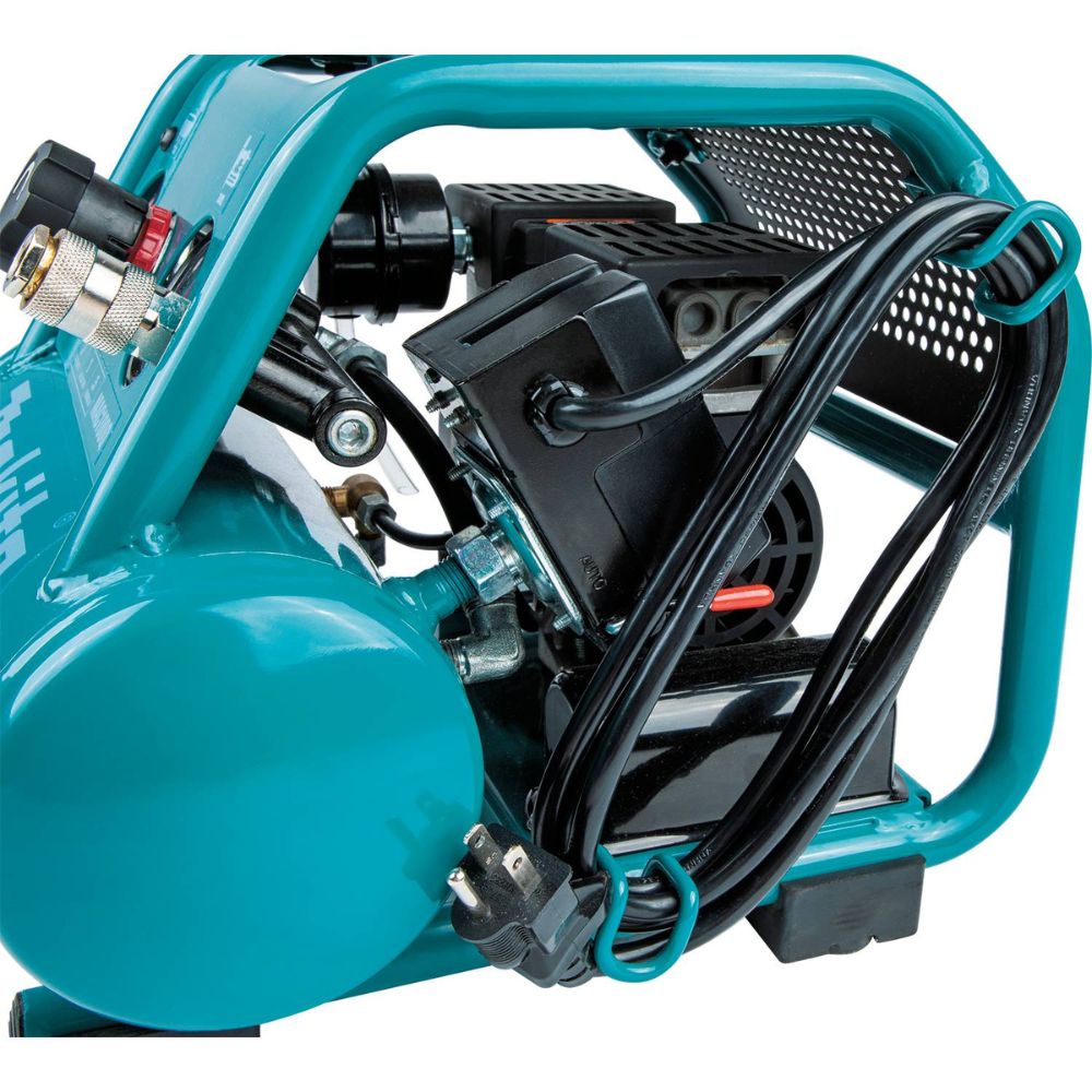 Makita MAC100QK1 Quiet Series 1/2 HP, 1 Gallon Compact, Oil-Free, Electric Air Compressor, and 18 Gauge Brad Nailer Combo Kit - 6