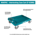 Makita P-83886 MAKPAC Interlocking Case Cart - 2