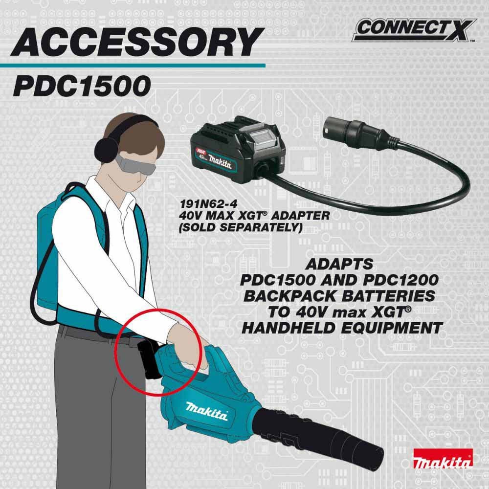 Makita PDC1500 40V max ConnectX 1,500Wh Portable Power Supply (Battery Only) - 9