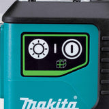 Makita SK700GD 12V max CXT Self-Leveling 360° 3-Plane Green Laser - 7