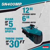 Makita SN400MP 12" Snow Shovel Attachment - 3