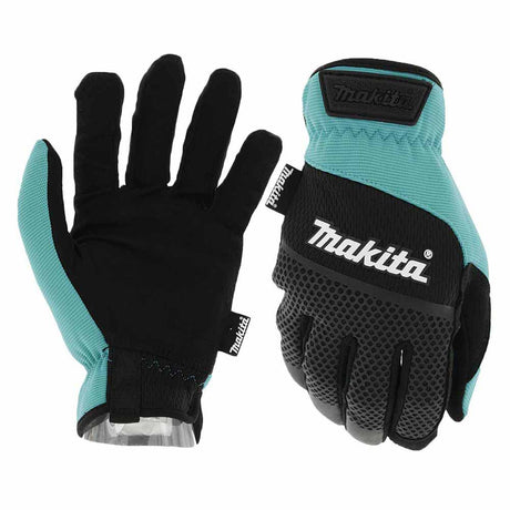 Makita T-04151 Open Cuff Flexible Protection Utility Work Gloves (Medium)