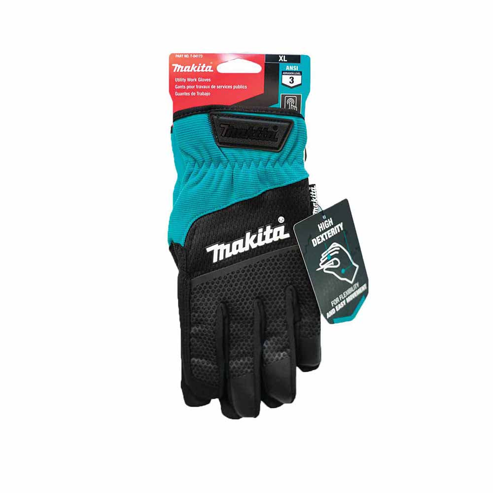 Makita T-04173 Open Cuff Flexible Protection Utility Work Gloves (X-Large) - 2