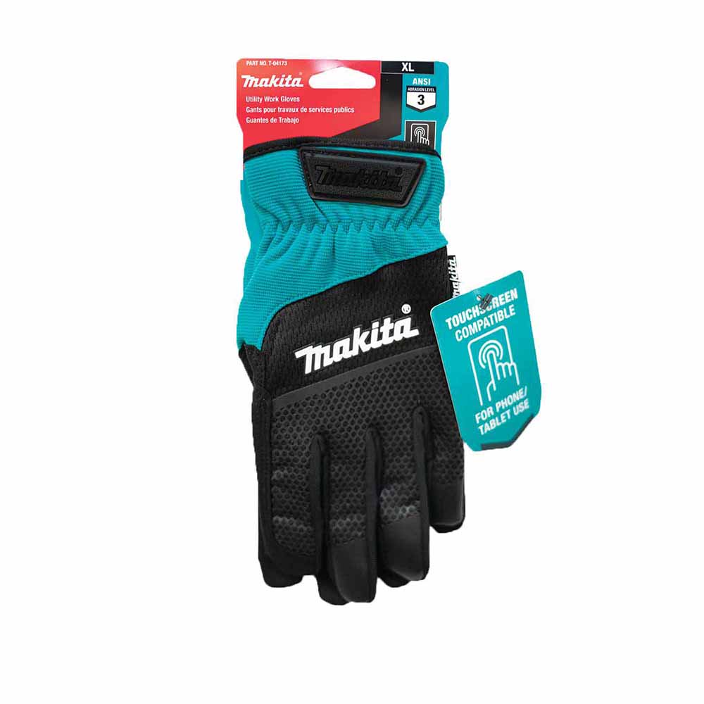 Makita T-04173 Open Cuff Flexible Protection Utility Work Gloves (X-Large) - 3