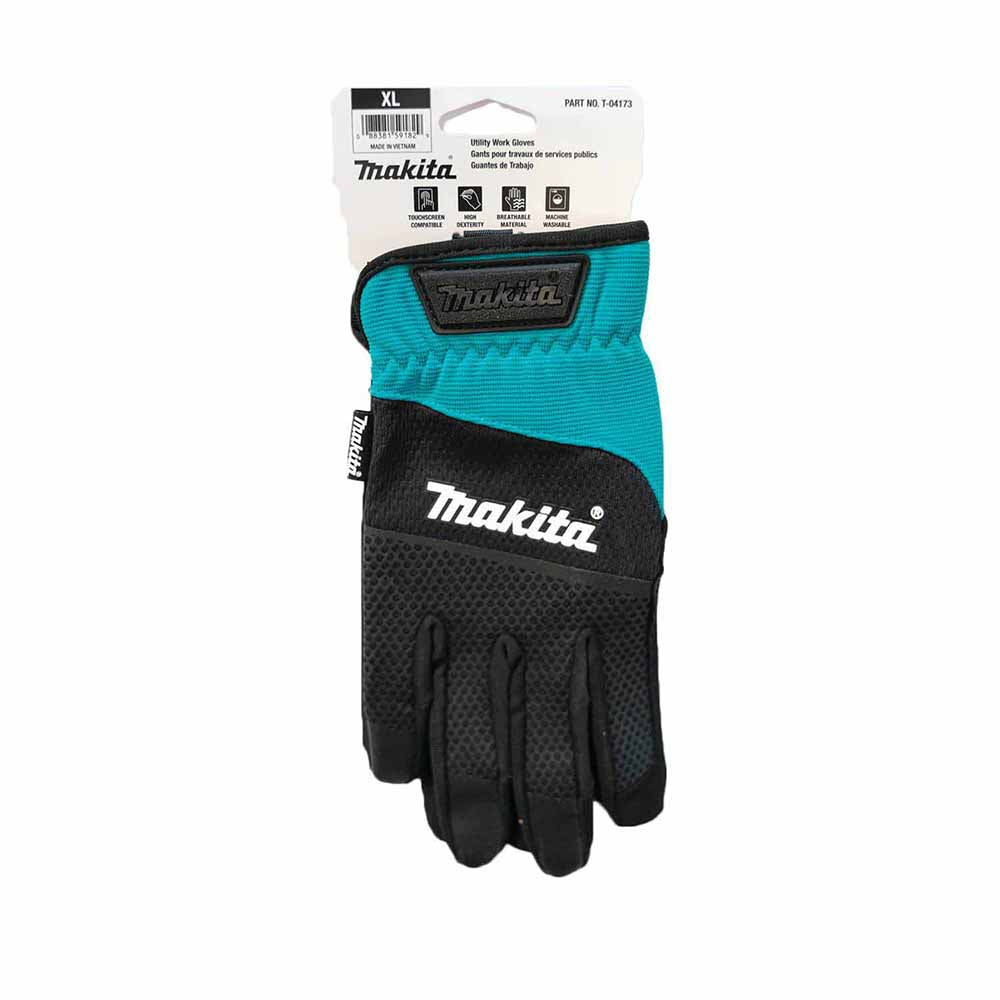 Makita T-04173 Open Cuff Flexible Protection Utility Work Gloves (X-Large) - 4