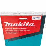 Makita T-05614 44-7/8" 14 TPI Bi-Metal Portable Band Saw Blade, 3/pk - 4