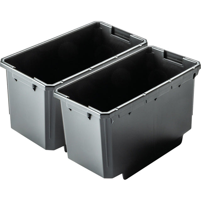 Makita T-92156 MAKTRAK Organizer Bin Set Deep Medium Replacement Bins for Deep Medium and Deep Compact Organizers (2 Pack)