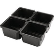 Makita T-92178 MAKTRAK Organizer Bin Set, Low-Profile Standard Replacement Bins with Label Slots (4 Pack)